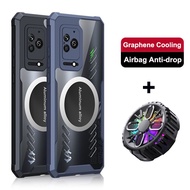 For Black Shark 4S Pro Graphene Vent Hole Case Black Shark 5 Pro Heat Dissipation Breathable + Radia