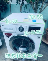 LG 樂金 前置式洗衣乾衣機 可櫃底/嵌入式安裝 可飛頂 WF-CT1408MW 二手電器 清倉大減價 最新款 貨到付款 精選貨品 香港二手 洗衣機 雪櫃 搬屋 傢俬 家庭用品 拆舊 圖片