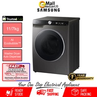 Samsung 11KG/7KG Inverter Smart Front Load Washer Dryer WD11TP34DSX/FQ Washing Machine Mesin Basuh