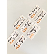 eBike sticker djb stiker