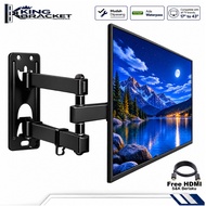 FREE HDMI Universal television full motion TV Bracket 17-43 inch (43 42 40 32 28 24 21 17) Swivel mo
