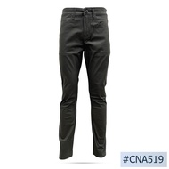 CNA519 กางเกงขายาวชิโนผู้ชาย นิยมยีนส์ Niyom jeans สีน้ำเทาเข้ม ผ้าไม่ยืด