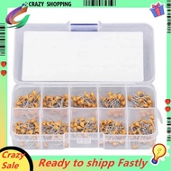 0.1UF- 10UF Capacitor Assortment Kit 10value 50v 10pf 20pf 30pf 47pf 56pf 68pf 100pf 1nf 10nf 100nf 
