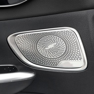 ฝาครอบลำโพงเสียงรถยนต์ฝาครอบลำโพงประตูอุปกรณ์เสริมสำหรับ Mercedes-Benz C-Class C200 W206 C220 C260 C300 2022 2023