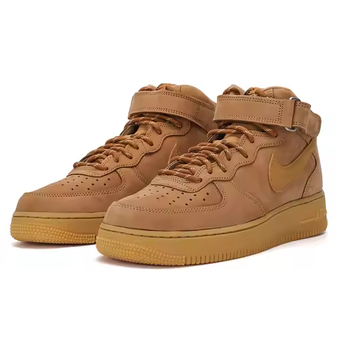 Nike (Nike) Men's Sports Shoes Air Force 1 Mid'07 Mid-Top Sneakers, Comfortable, Cushioning, Wear-Re