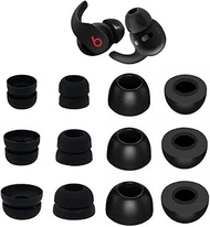 Zotech 6 Pair Replacement Silicone Double Flange and Memory Foam Earbuds Tips for Beats Fit Pro /Beats Studio Buds / WF-1000XM4 / WF-1000XM3 / Galaxy Buds Pro (S/M/L)