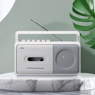 Cassette Player Boombox, Portable AM/FM Radio Stereo, Cassette Tape Player Recorder with Big Speaker and Earphone Jack, Battery Operated or AC Powered Tape Recorder Cassette Player