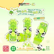 Qihao Panda Cute Creative Eraser Push-pull Double-head Roller Collects Crumb with Protective Shell H