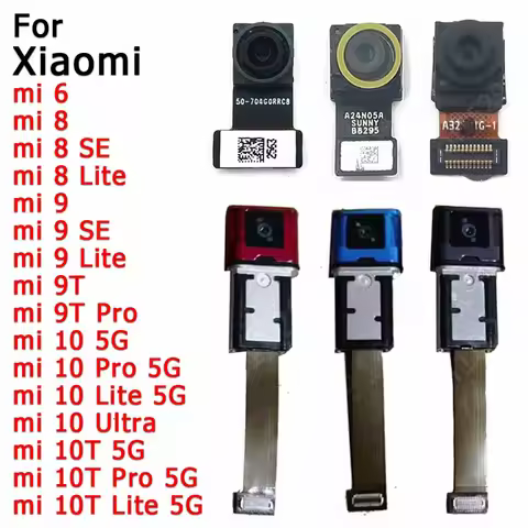 Front Camera For Xiaomi Mi 6 8 Lite 9 SE 9T 10T Pro 10 Ultra Mi6 Mi8 Mi9 Mi10 Selfie Facing Frontal 