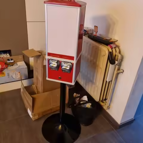 Best Seller Two Slot Small Easier Carry the Card Vending Machine and Sticker Vending Machine