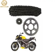 39T-14T-520H-116 39T14T520H116 VEHICULOS 1Set Enhanced Drag Chain Kit W/2X Sprockets For Bajaj Pulsa
