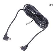 NEX 11ft Type C to Mini USB Charging Wire 340cm Double Right Angle 5V Power Cable
