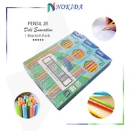 Nokida Pencil 2B Deli Innovation [6 Pack] / 2 B Pencils / Pencil Pencil Pencil School Stationery