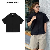 Karants Unisex Men's and Women's Plain Cool Cotton Boxy Shirt - KR219