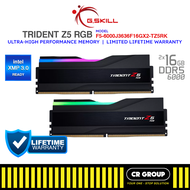 G.SKILL Trident Z5 RGB Desktop Memory - DDR5 32GB (16GBx2) / 64GB (32GBx2) - Intel XMP 3.0 - 6000 MHz (Limited Lifetime)