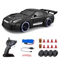 RC drift car GTR high speed liquid silver half size throttle remote control high performance drift c