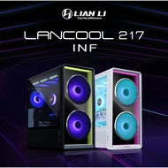 # LIAN LI LANCOOL 217 INF - High Airflow Mid Tower TG PC Case With 2 x 170mm + 1 x 140mm ARGB Fans P
