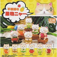 【正版授權】全套6款 貓大千 厭世水果篇 扭蛋/轉蛋 西瓜貓/草莓貓/動物模型 MMOS 606912