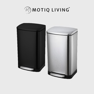 [Motiq.L]6L/12L/30L MRect Stainless Steel Pedal Bin w Soft Close/Step Bin/Trash Bin/Office Bin/Kitch
