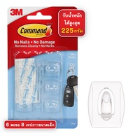 3M™ Command™ คอมมานด์ เคลียร์ ตะขอใส