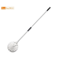9 Inch Stainless Steel Pizza Turning Peel 56 Inch Overall Long Pizza Shovel Pizza Oven Shovel