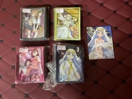 放卡套 card sleeves, 魔法禁書目錄, 超電磁砲, 刀劍SAO, EVA, 境界線上地平線.
