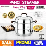 Panci Steamer Kukus - Bolde Super Pan Ss 304 Stainless Steel Dandang
