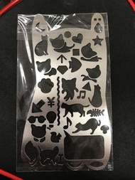 包郵 貓貓金屬手帳尺 / 消字板