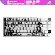 Attack Shark X820 Ultra Mechanical Keyboard 75% Tri Mode Bluetooth 5.1 2.4G USB C RGB Hot Swappable 