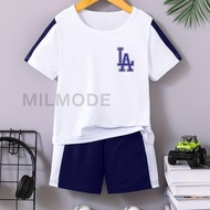 New Milmode - Jordan Kids Outfit (6 Months - 6 Years) Embroidered Motif