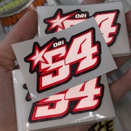 STICKER PANTUL CAHAYA ORI 54 | STICKER MOTOR