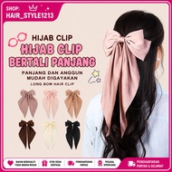 Reben Panjang Besar Reben Hijab Panjang Kain Sempit Rambut Long Ribbon Ribbon Hijab Hair Accessories