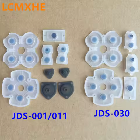 50sets For PS4 Conductive Rubber JDS 001 011 030 040 Silicone Buttons Dpad D-pad for PlayStation Dua