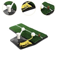 YYMALL-กรีนฝึกซ้อมตีลูกจริง 3 in 1 (HL001) Golf Swing Mat NEW พัฒนาฝีมืออย่างรวดเร็ว มาพร้อมอุปกรณ์ต