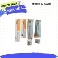 HUAHUA Khc Spokes & Nipple ordinary Rim’17 for Motorcycle