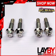 SC SIAM CNC CONCAVE BRAKE LEVER BOLT HONDA / NMAX / RAIDER (PAIR)