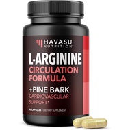 L-Arginine 1800mg with Pine Bark Extract 100mg Per Serving, 30 Servings | Nitric Oxide Supplement wi