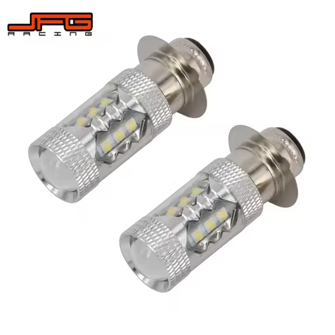 USTPO 80W Super White LED Bulbs P15D H6M universal for ATVS YFM350 400 450 660 700 Raptor Blaster200
