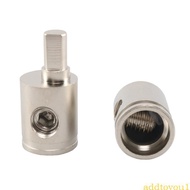 AADT 0GA to 4GA Speaker Wire Adapters Automotive Grade Copper Alloy Quick Connection