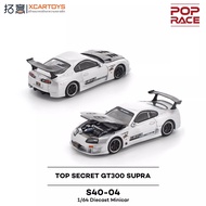 XCARTOYS | โมเดลรถดีคาสต์ประสิทธิภาพสูง S40-04 GT300 SUPRA