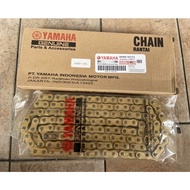 YAMAHA ORIGINAL CHAIN rantai 428H 132L ORING CHAIN GOLD Y15ZR Y15Z Y15 LC135 135LC 125Z RS150 150RS