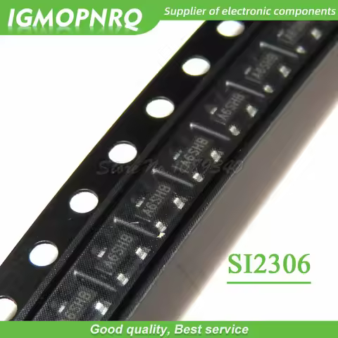 20PCS Channel MOSFET SI2306 3.5A / 30V SOT23 N Channel FET transistor New Original Free Shipping
