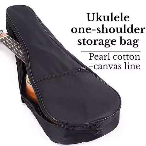 21/23 Inch Ukulele Bag One-shoulder Portable Thickened Shockproof Drop-proof Ukulele Storage Bag Mus