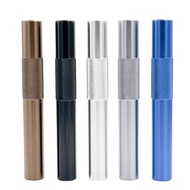 Metal Hand Bats Durable Aluminum Alloy Straw 70mm Metal Tube Cool Gadget for Men