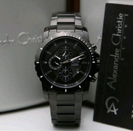 Jam Tangan Alexandre Christie AC 6566/AC 6141 Pria Asli dengan Tali Karet dan Desain Kasual