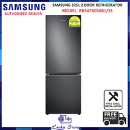 (Bulky) SAMSUNG RB34T6054B1/SS 325L SPACEMAX 2 DOOR BOTTOM FREEZER REFRIGERATOR, 4 TICKS, FREE DELIVERY, RB34T6054B1