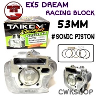 EX5 DREAM RACING BLOCK 53MM 55MM 56MM  57MM TAIKOM（SONIC PISTON）BLOCK TAIKOM DREAM