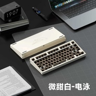 【High Quality】 Weikav Lucky D75 Mechanical Keyboards Kit Rgb Supports Custom Hot-Swap Aluminum Wirel