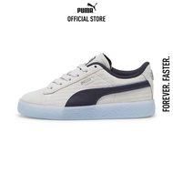 PUMA KIDS - รองเท้าผ้าใบหนังกลับเด็ก PUMA x PLAYSTATION สีเทา  - 39665601