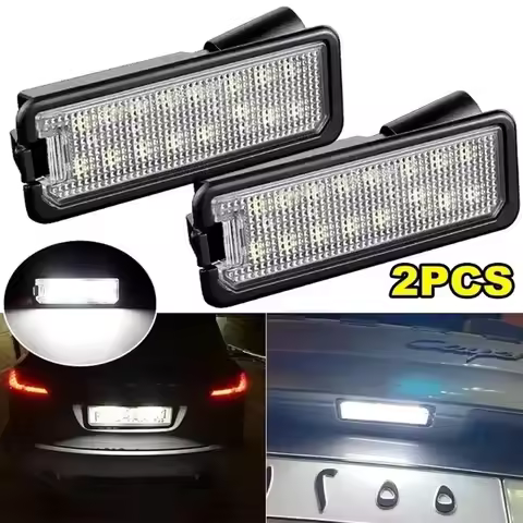 New 1/2pc for Polo 6N2 9N 6R 6C Passat B6 B7 B8 LED Rear License Number Plate Light CANBus Error Fre
